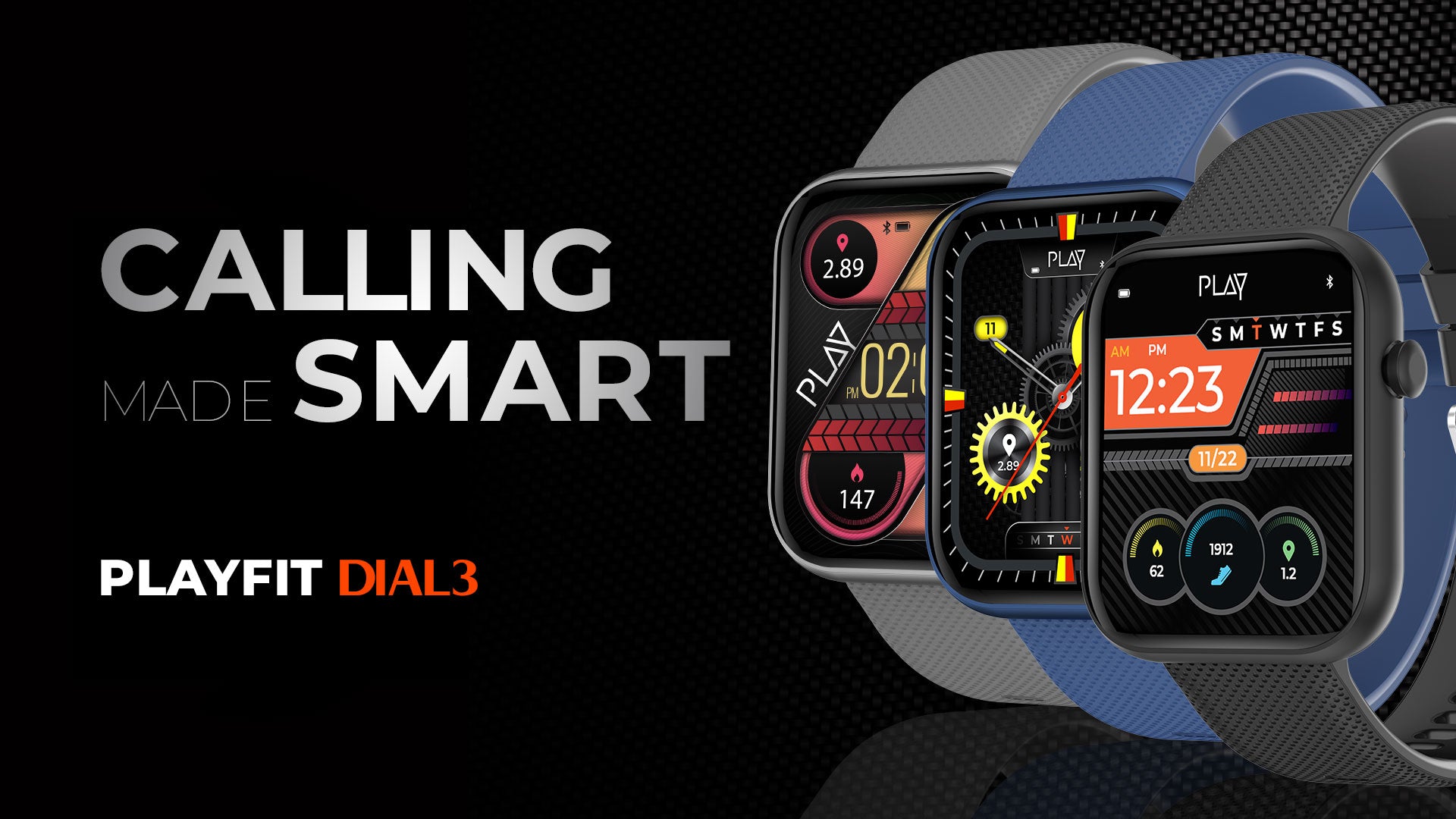 PLAY DIAL 3 Full Touch Smart Watch