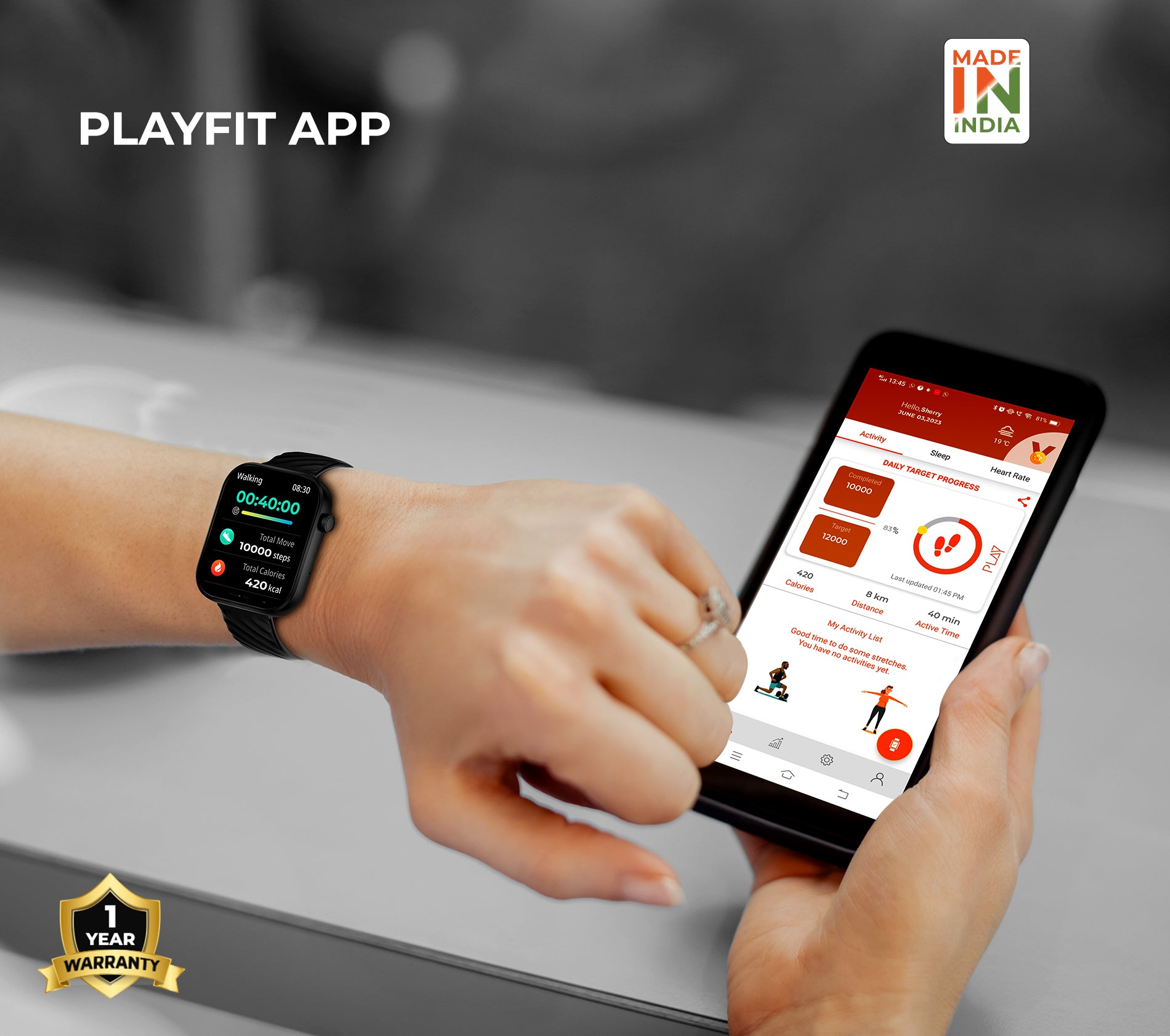 Play Playfit SW82 Smartwatch Price in India 2024, Full Specs & Review |  Smartprix